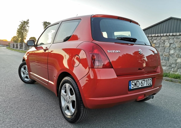 Suzuki Swift cena 14900 przebieg: 172000, rok produkcji 2008 z Rydułtowy małe 781